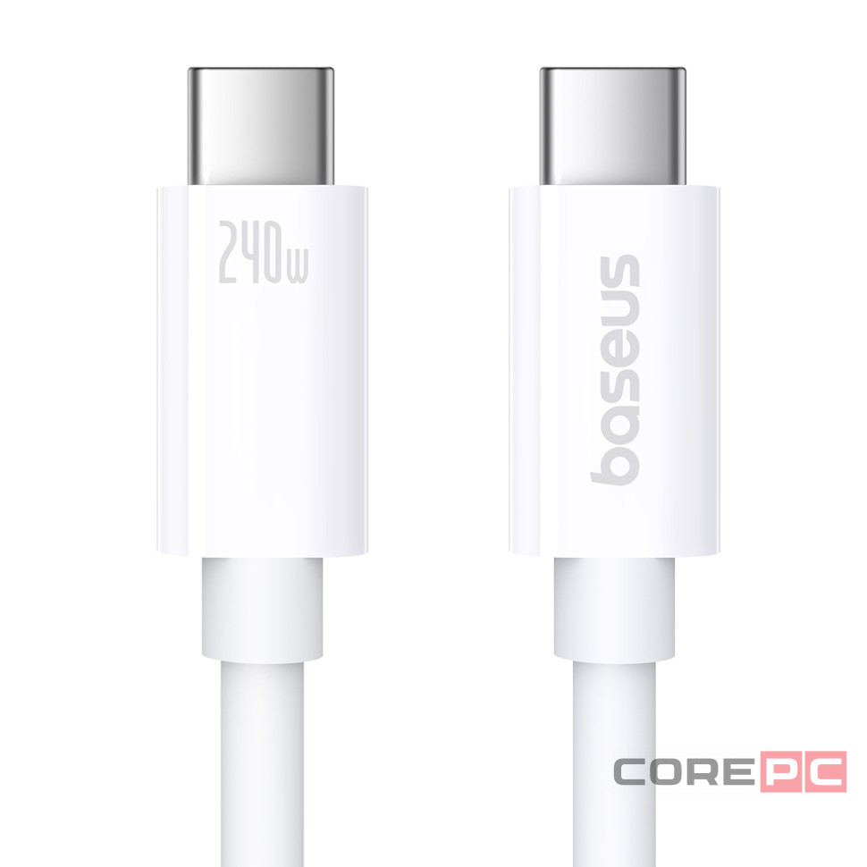 Кабель-зарядка Type-C на Type-C Baseus Superior Series2 240W 1м (P10365200211-02) белый