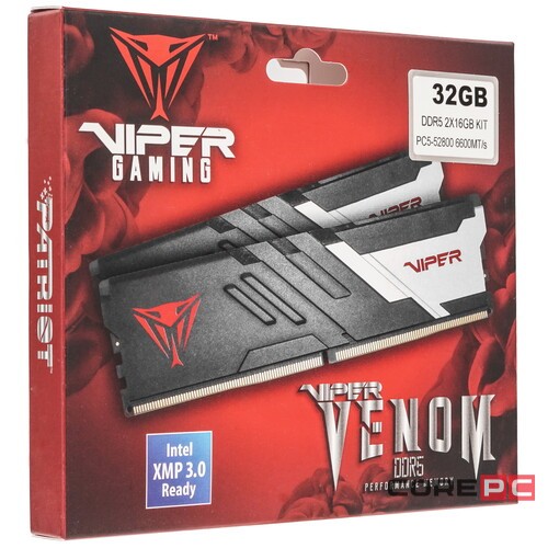 Оперативная память 32 Gb 6600 MHz PATRIOT VIPER VENOM (PVV532G660C34K)
