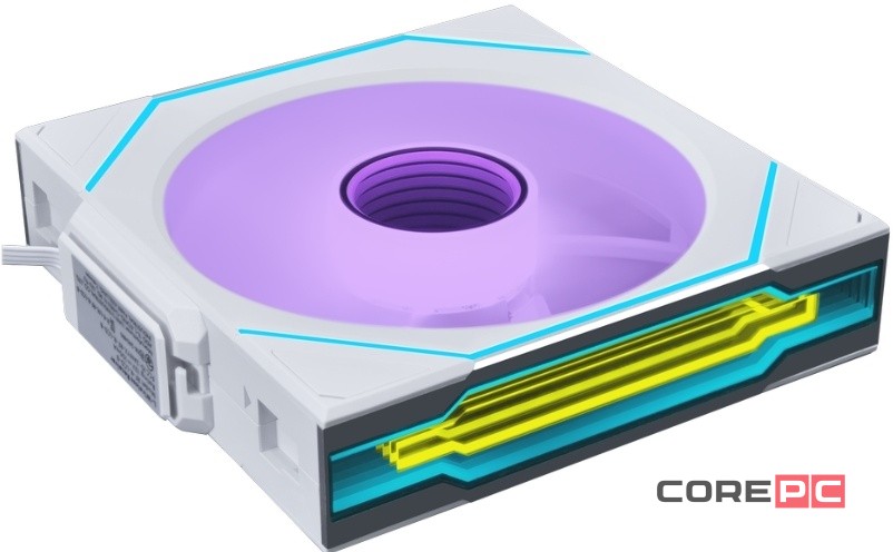 Вентилятор для корпуса Lian Li UNI FAN SL-INF WIRELESS 120 Reverse Blade 12RSLIN1W1W ARGB White (G99.12RSLIN1W1W.R0)