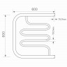 Водяной полотенцесушитель MIXLINE Серия СИМПЛ ПM2 ML-556331, нержавеющая сталь, пм-образная форма
