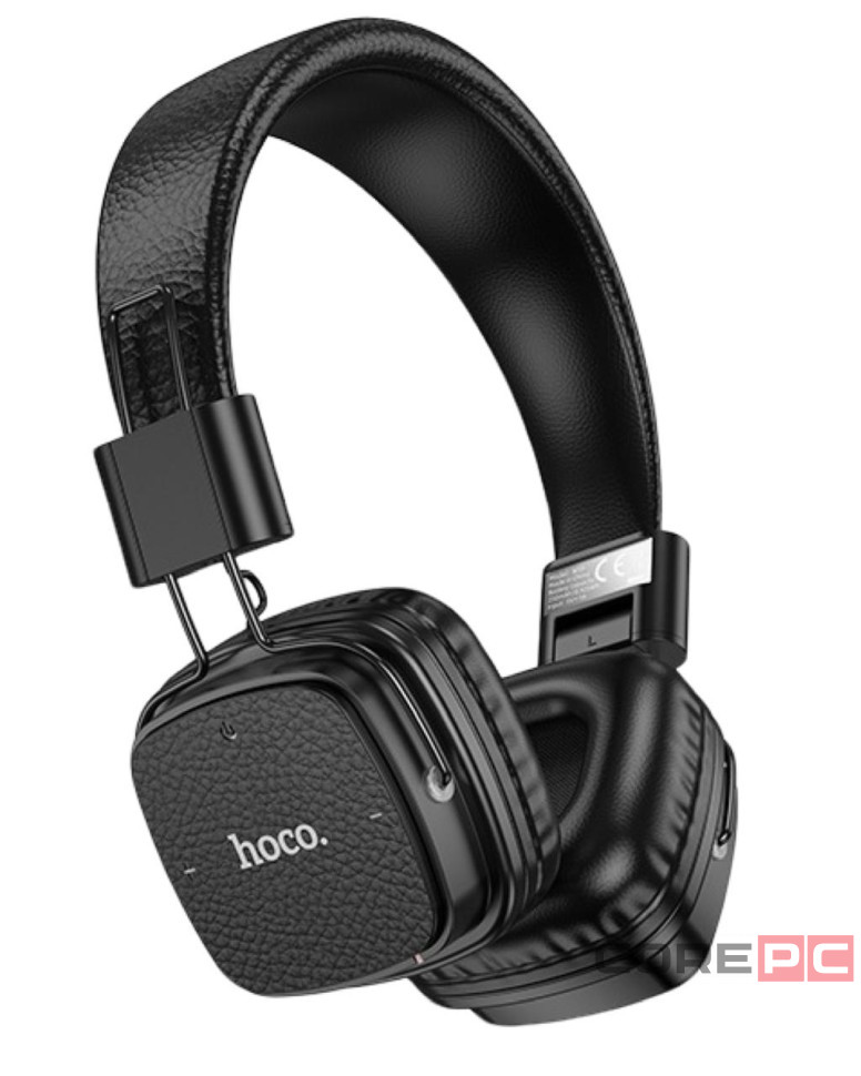 Стереонаушники Bluetooth полноразмерные Hoco W56 BT5.4 чёрный