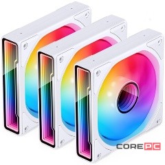 Комплект вентиляторов для корпуса JONSBO ZK-120W (3 in 1) ARGB LED White