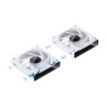 Комплект вентиляторов для корпуса JONSBO ZK-120W (3 in 1) ARGB LED White