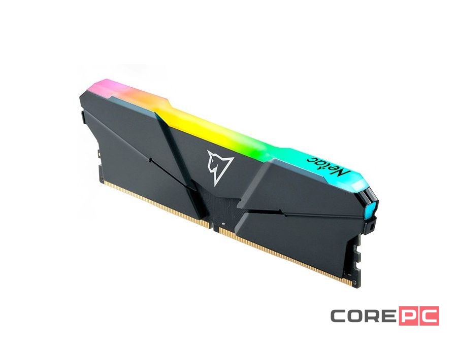 Оперативная память 16 Gb 3200 MHz NETAC SHADOW RGB Gray (NTSRD4P32SP-16E)