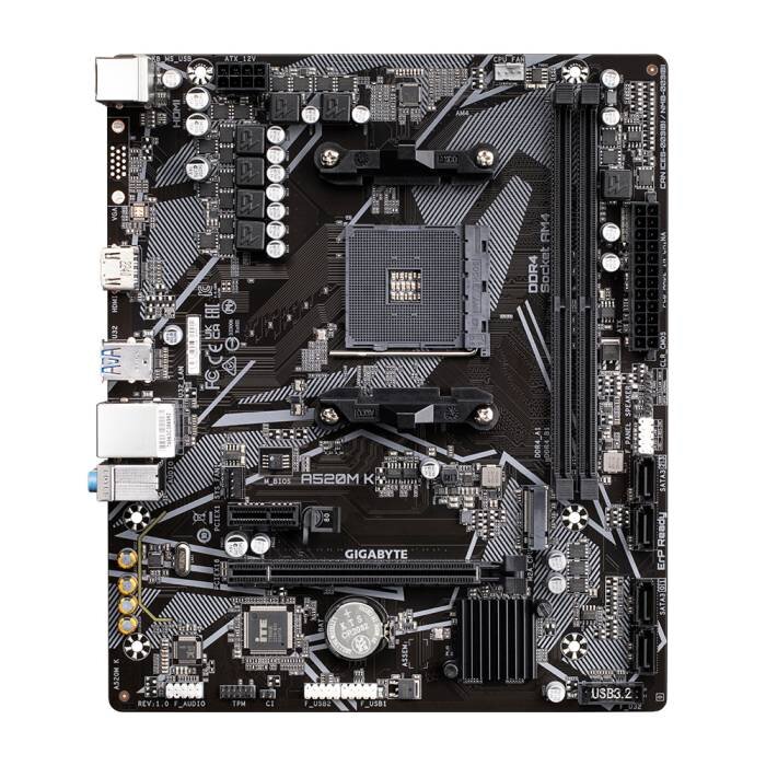 Материнская плата Gigabyte A520M K