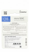 micro SDXC карта памяти Smartbuy 128GB UHS-I BLUE (с адаптером SD)