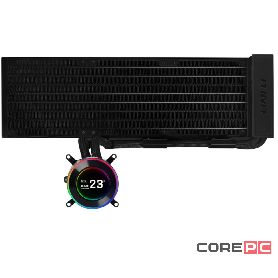 Система жидкостного охлаждения для процессора Lian Li HydroShift II LCD-C 360N Black (GHS2LCD36B) (G89.GHS2LCD36B.R0)
