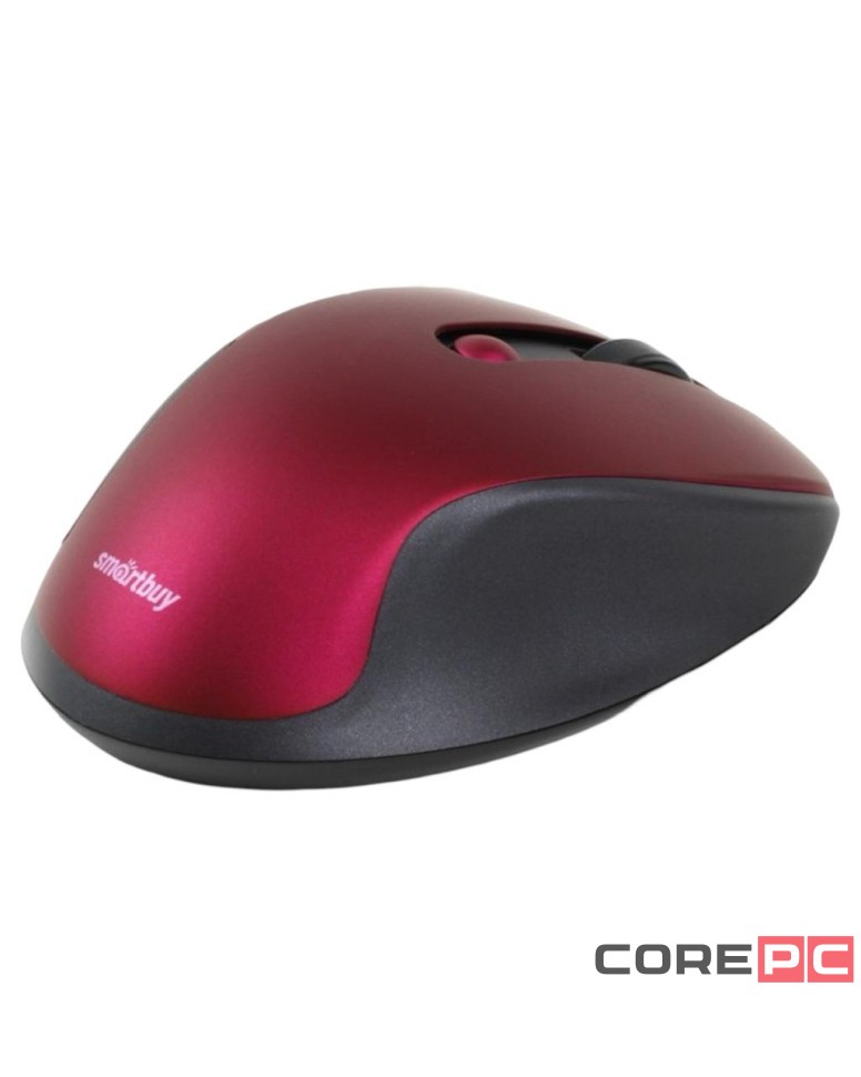 Мышь беспроводная Smartbuy 508AG USB/DPI 800-1200-1600/6 кнопок/1AA (SBM-508AG-I) бордо