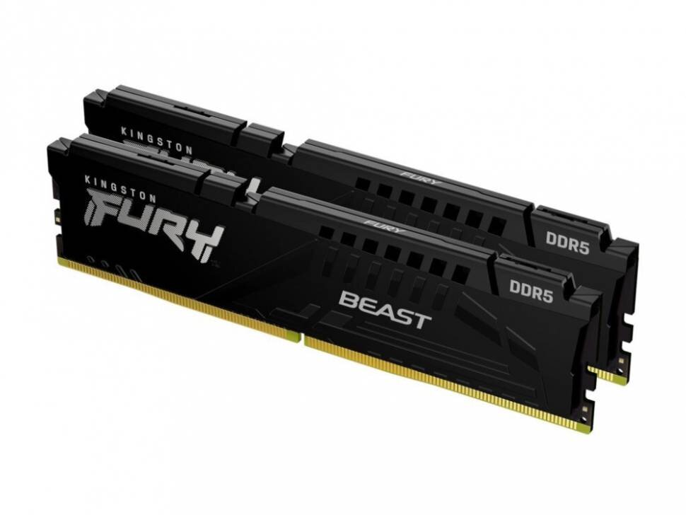 Оперативная память 32 Gb 5200 MHz Kingston HYPERX FURY BEAST (KF552C40BBK2-32)