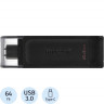 3.2 USB флеш накопитель Kingston Gen1 64GB DataTraveler 70 Type-C (DT70/64GB)