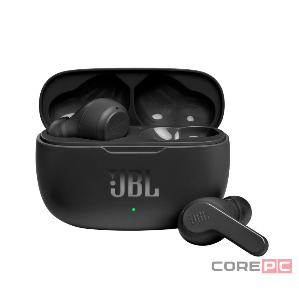 Беспроводные наушники TWS JBL Wave 200 BT5.0/48mAh (500mAh)/5ч/USB-C черные