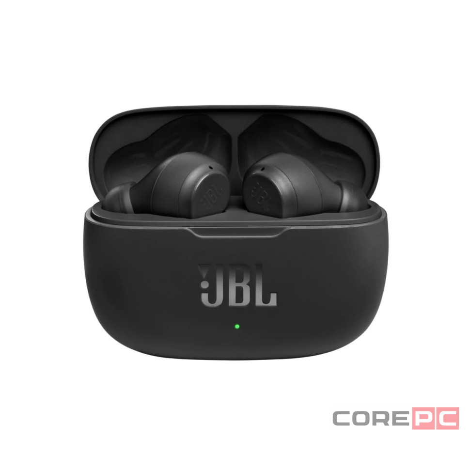 Беспроводные наушники TWS JBL Wave 200 BT5.0/48mAh (500mAh)/5ч/USB-C черные