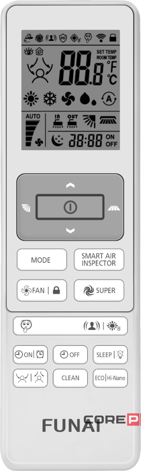 Инверторная сплит-система серии EMPEROR SMART EYE FULL DC Inverter 2023 RACI-EM35HP.D04 (комплект)