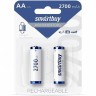 Аккумулятор NiMh Smartbuy AA/2BL 2700 mAh (24/240) (SBBR-2A02BL2700)