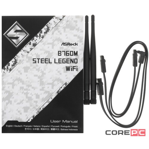 Материнская плата ASRock B760M STEEL LEGEND WIFI (PCIe Gen5)