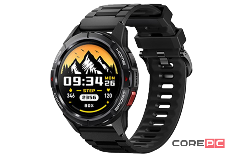 Умные часы Xiaomi Mibro GS Active (XPAW016) c русским языком + 2 ремешка черные