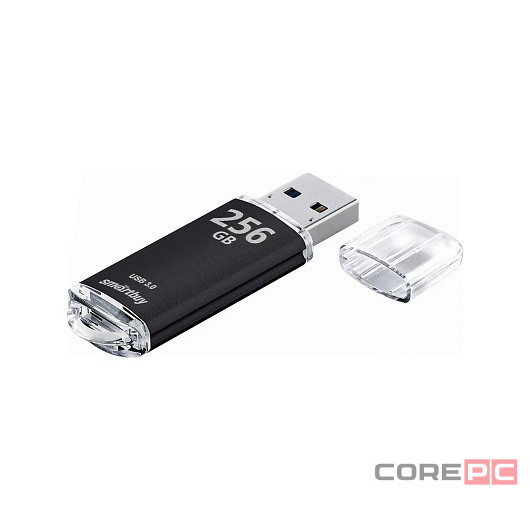 3.0 USB флеш накопитель Smartbuy 256 GB V-Cut Black (SB256GBVC-K3)
