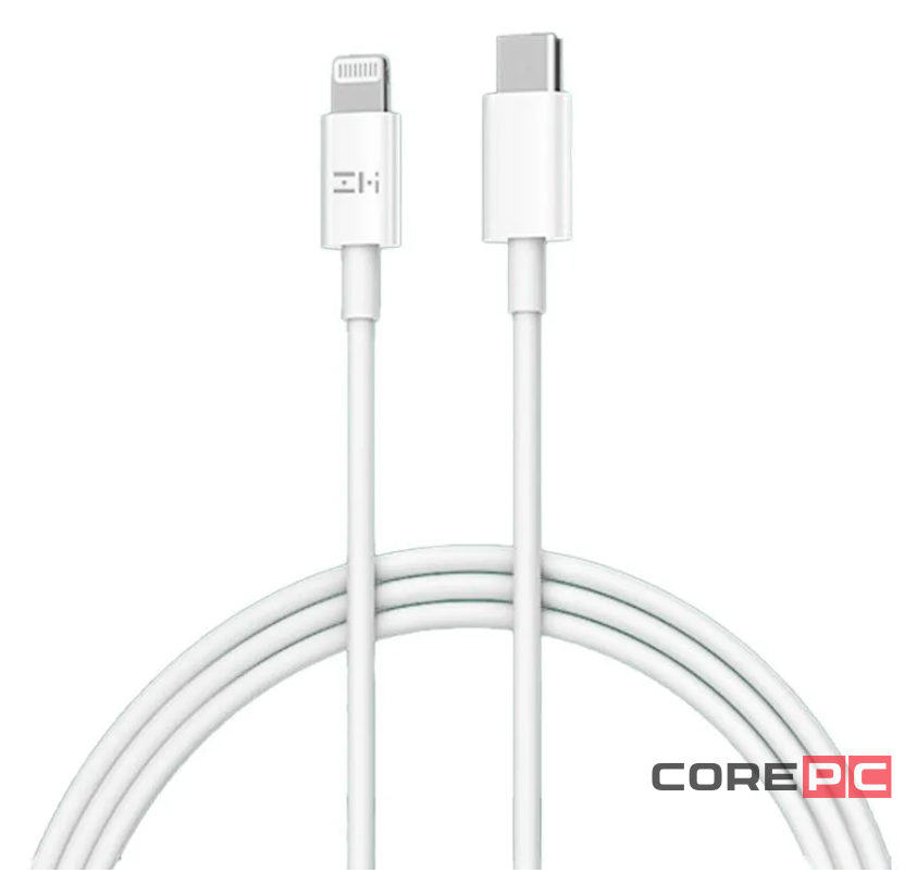 Usb Кабель-зарядка ZMI Type-C на Lightning 1.5м AL856 белый