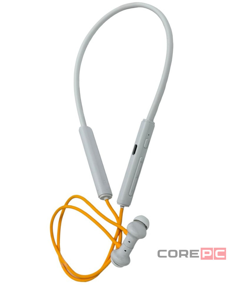 Беспроводные наушники Realme Buds Wireless 5 ANC серебристо-оранжевые