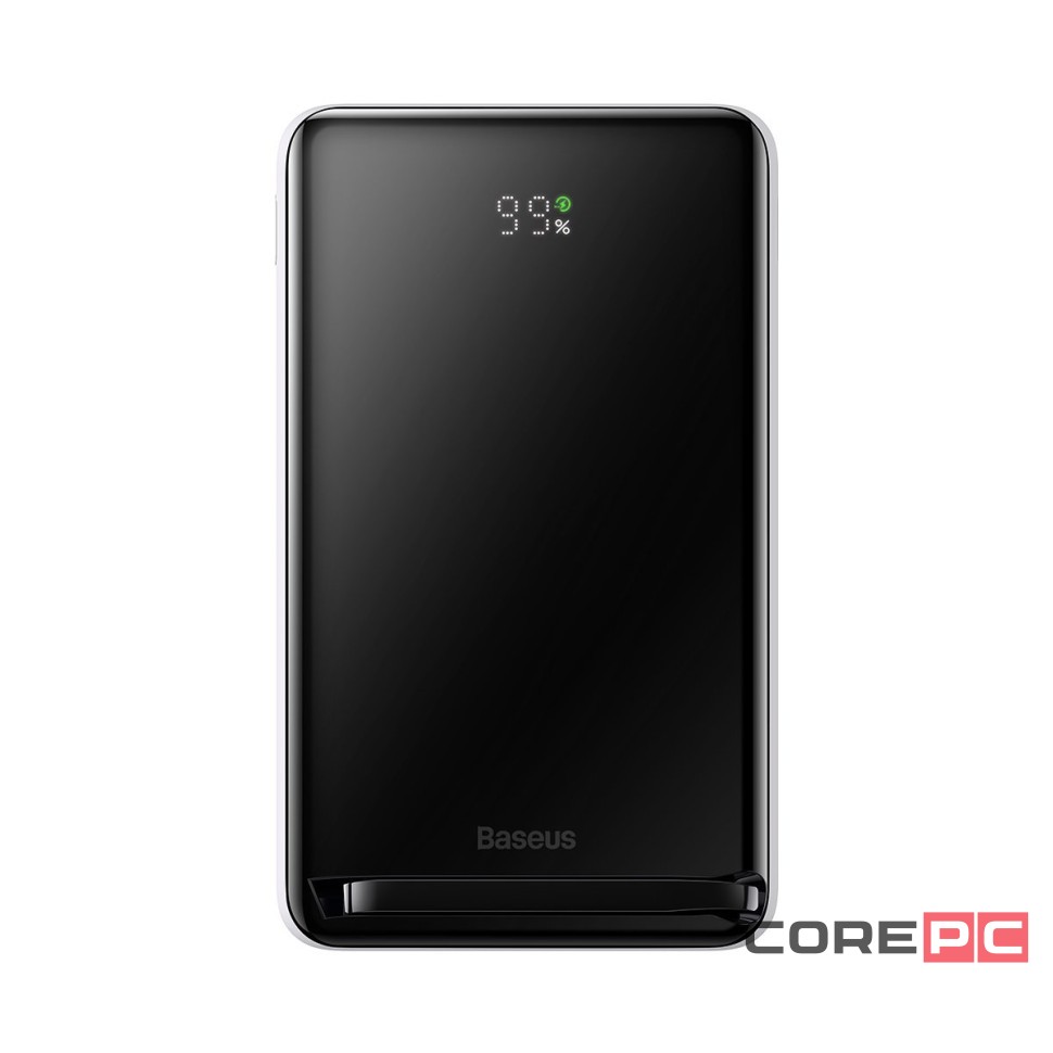 Powerbank с беспроводной зарядкой Baseus Magnetic Bracket Wireless 10000mAh 20W (PPCX000202) белый