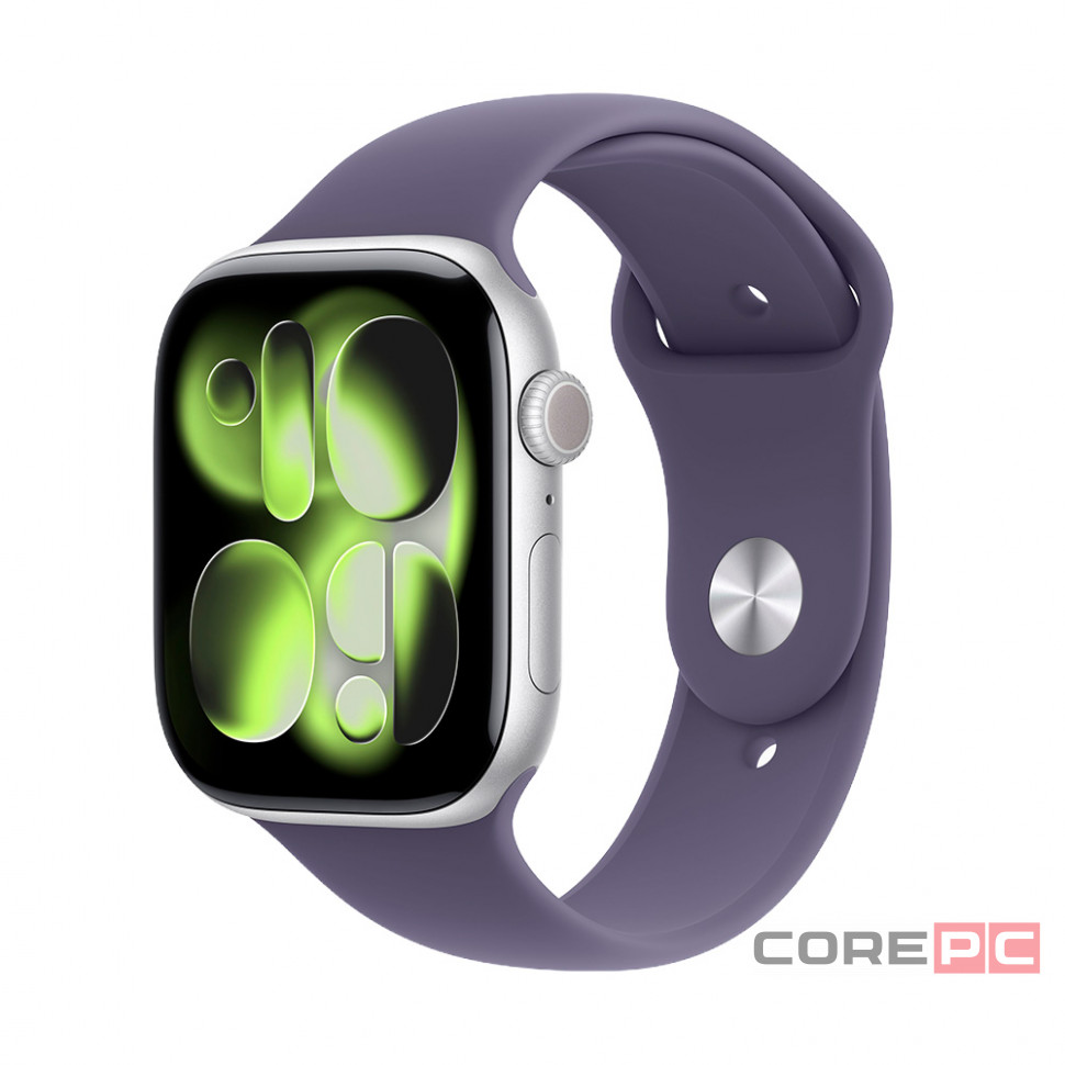 Apple Watch Series 11 42mm Silver Aluminium Case with Purple Fog Sport Band (S/M)