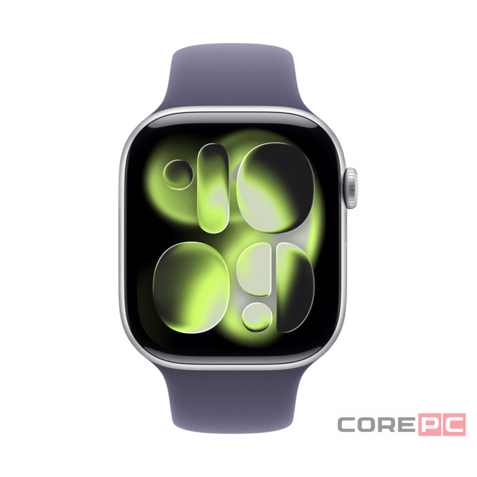 Apple Watch Series 11 42mm Silver Aluminium Case with Purple Fog Sport Band (S/M)