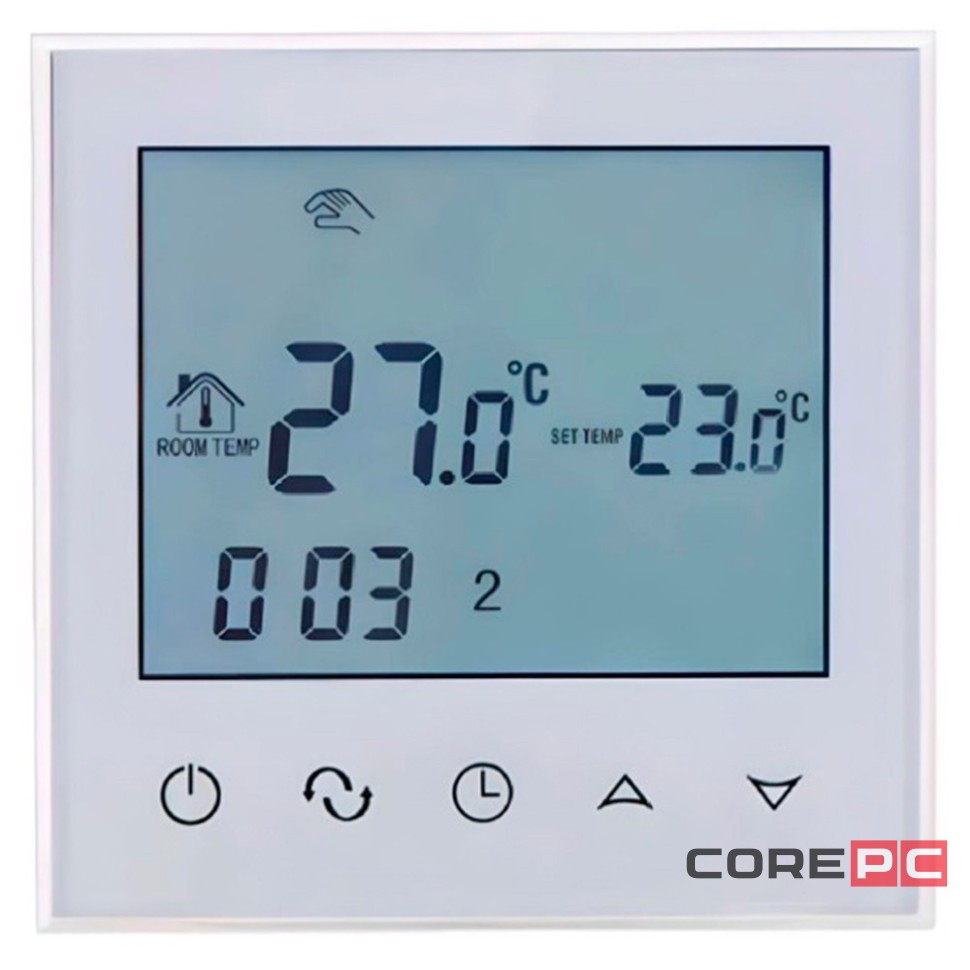 Термостат VIEIR комнатный, кнопки сенсорные (100/1) VR406