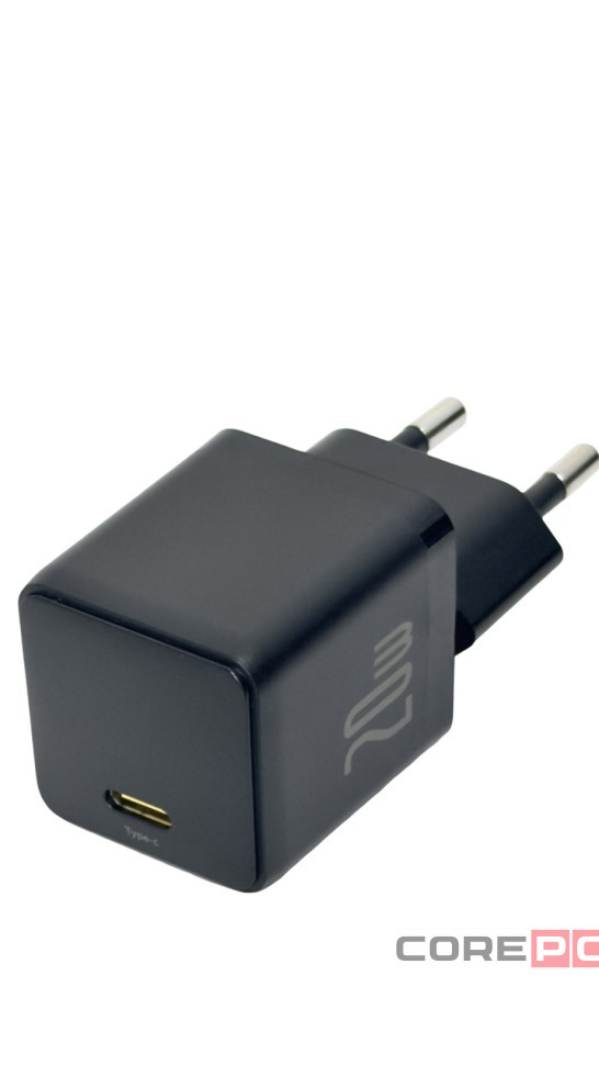 Сетевое зар. устр. Baseus Palm Fast Charger 1C 20W кабель Type-C на Type-C (P10111602113-01) черное
