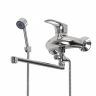 Смеситель для ванны и раковины MIXLINE МЛ06-02/ML06-02, рычажное управление, цвет хром