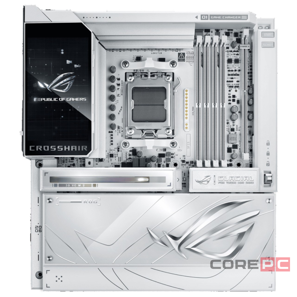 Материнская плата ASUS ROG CROSSHAIR X870E GLACIAL WIFI rev