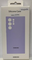Накладка для Samsung Galaxy S25 Ultra MagSafe Silicone Case лиловый