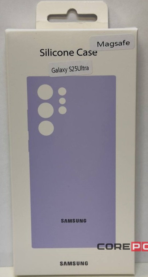 Накладка для Samsung Galaxy S25 Ultra MagSafe Silicone Case лиловый