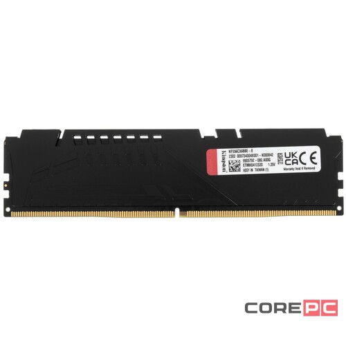 Оперативная память 8 Gb 5600 MHz Kingston FURY Beast Black (KF556C36BBE-8)