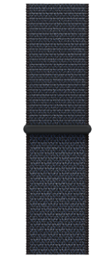 Apple Watch Series 10 42mm Jet Black Aluminum Case with Ink Sport Loop