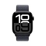 Apple Watch Series 10 42mm Jet Black Aluminum Case with Ink Sport Loop
