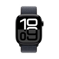 Apple Watch Series 10 42mm Jet Black Aluminum Case with Ink Sport Loop