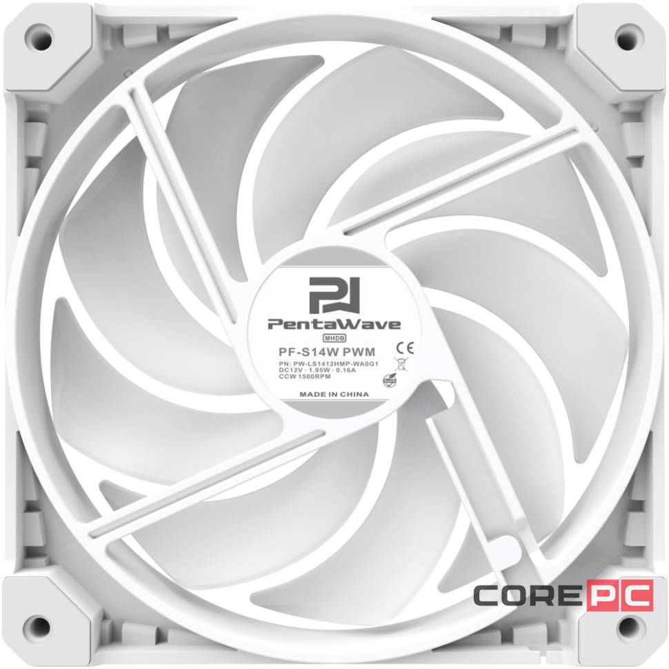 Вентилятор для корпуса PentaWave White PF-S14W PWM