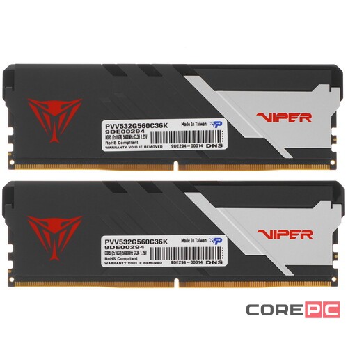 Оперативная память 32 Gb 5600 MHz PATRIOT VIPER VENOM (PVV532G560C36K)