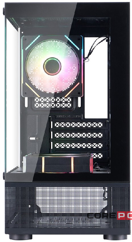 Компьютерный корпус 1STPLAYER MIKU Mi2-A ARGB Black (Mi2-A-BK-2FC7R-1FC7)