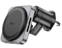 Автомобильный держатель Hoco (HW15) Speed MagSafe для смартфона 15W/кабель Type-C в воздуховод (серый)