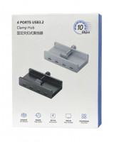 USB-С хаб Orico HCL-4C-SL USB-Cx4 USB 3.2 cеребристый