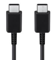 Кабель Samsung Type-C/Type-C 3А 1.0m (черный) (EP-DA705)