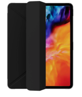 Чехол-книжка Mosbros для Apple iPad Pro 11 (2024) (полиуретан с подставкой/отсек для стилуса) (черный)