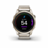 Смарт-часы Garmin Epix Pro Gen 2 42mm Sapphire Soft Gold with Nylon Band (010-02802-20)
