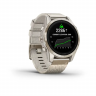 Смарт-часы Garmin Epix Pro Gen 2 42mm Sapphire Soft Gold with Nylon Band (010-02802-20)