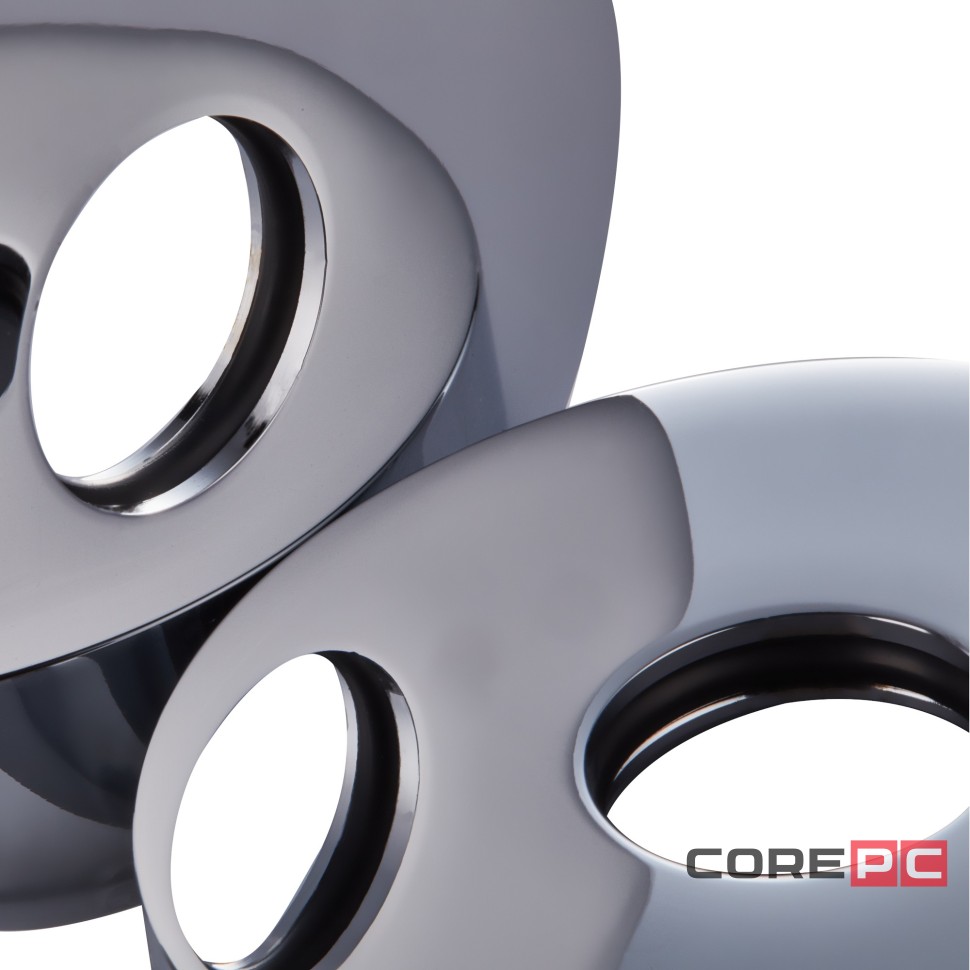 Набор термостатический для радиатора осевой Royal Thermo Design Pro 15 мм М30х1,5 (Хром)