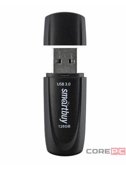 3.0 USB флеш накопитель SmartBuy 128GB Scout (SB128GB3SCK) черный