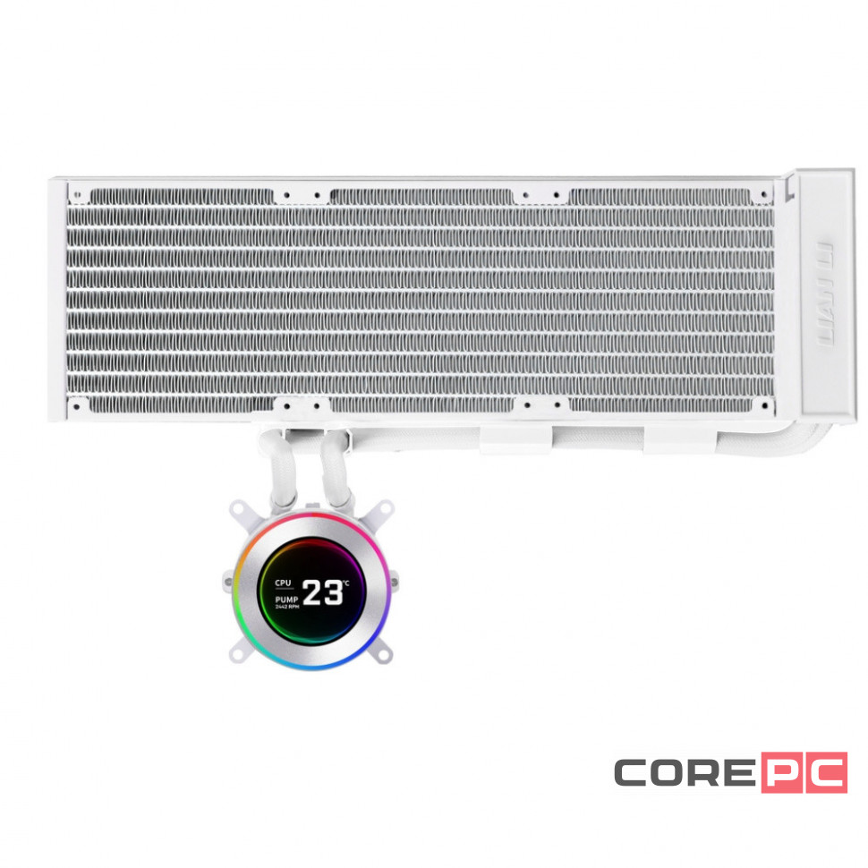 Система жидкостного охлаждения для процессора Lian Li HydroShift II LCD-C 360N White (GHS2LCD36W) (G89.GHS2LCD36W.R0)