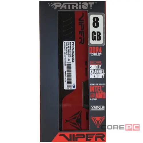 Оперативная память 8 Gb 3200 MHz PATRIOT VIPER ELITE II (PVE248G320C8)