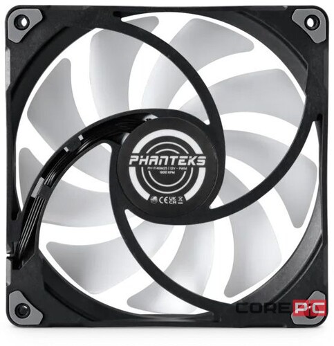 Вентилятор для корпуса PHANTEKS M25 DRGB PWM Black PH-F140M25_DRGB_PWM_BK01_RU